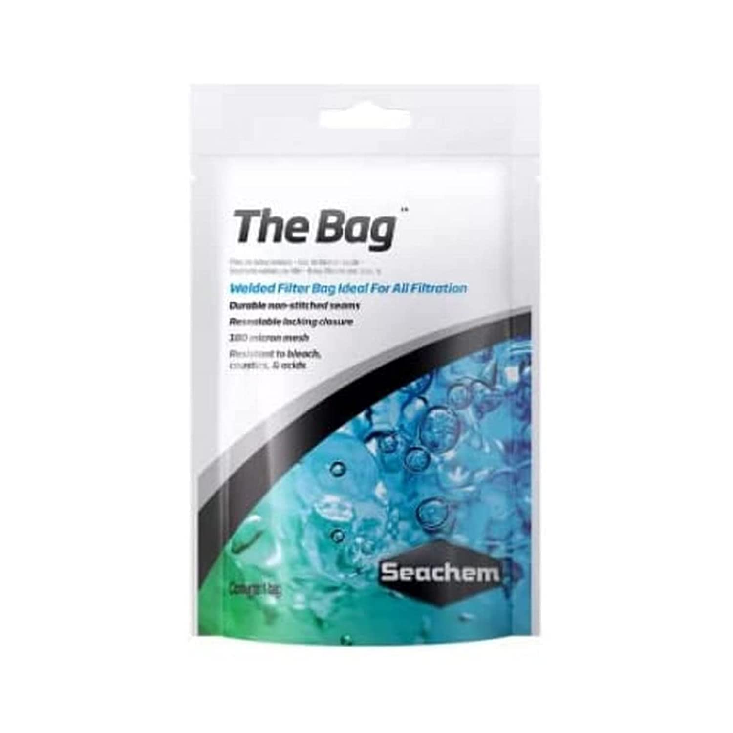 Seachem The Bag Filter Media Bag | Durable Welded Seams | Resealable Closure | 1 Count