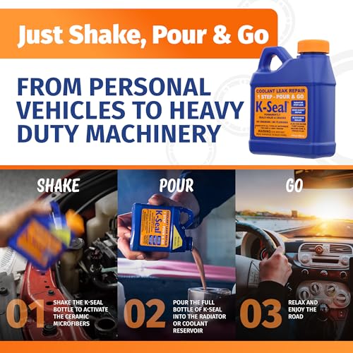 K-Seal Coolant Leak Repair - Fast & Permanent Engine Fix for Vehicle Maintenance (ST5501) 4