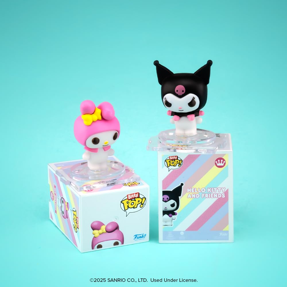 Funko Bitty Pop! Sanrio Kuromi 4PK with Surprise Mystery Mini Figure | Vinyl Miniature Figure
