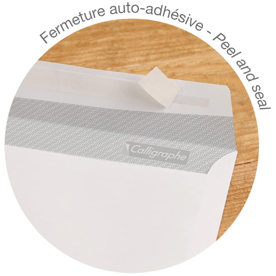 Calligraphe 5965C Business Envelopes - DL (110x220mm) | 50 Pack | 80g/m² | Self-Adhesive 5