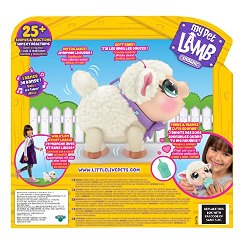Little Live Pets Snowie Interactive Pet Lamb | Walks, Dances, 25+ Sounds | Ages 5+ 3