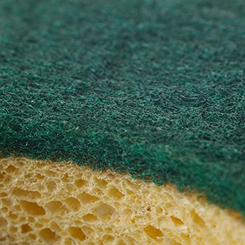 Spontex Heavy Duty Super Absorbent Scourers - 2 Count, Biodegradable Cellulose Sponge 4