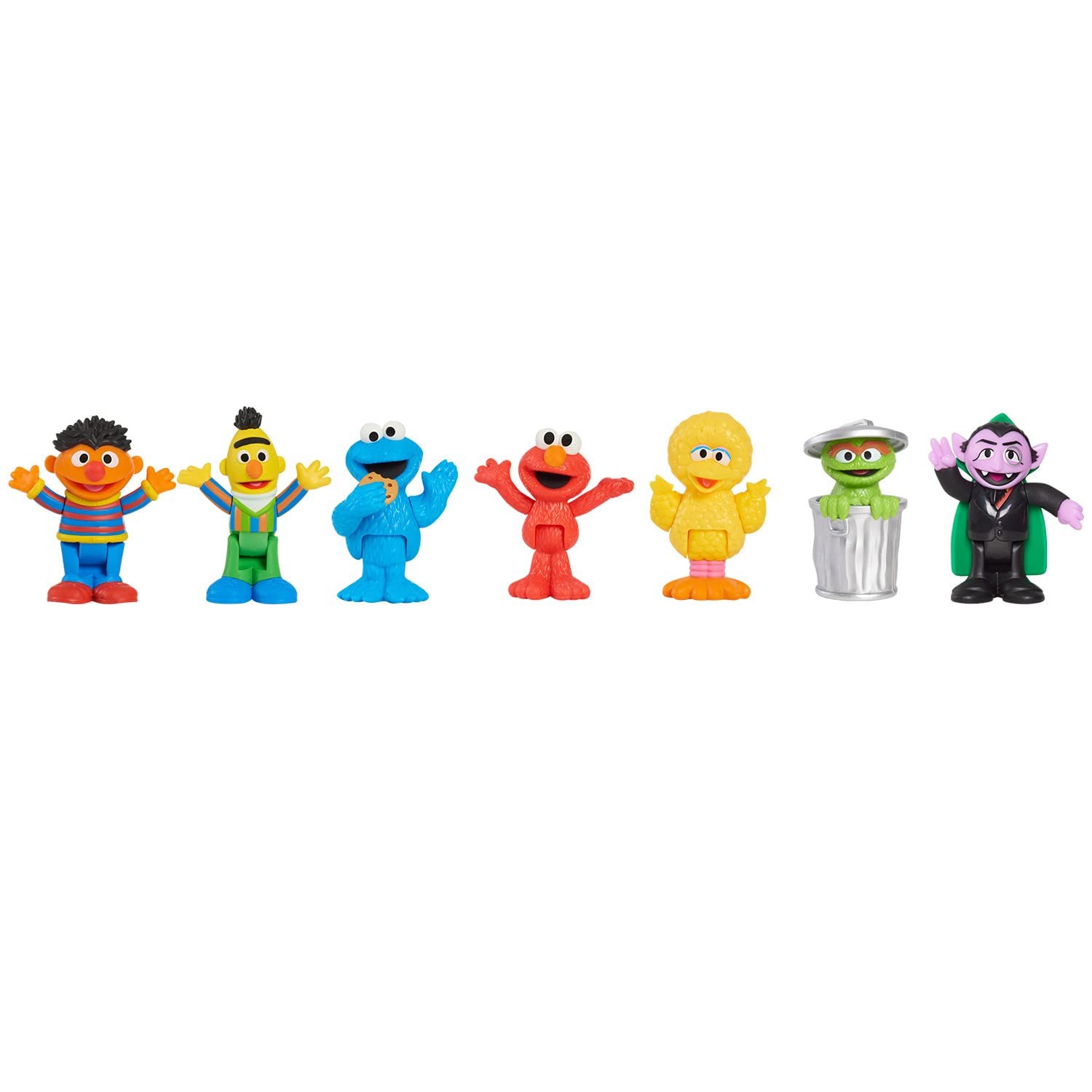 Just Play Sesame Street Neighborhood Friends 6-Pack Collectible Figures | 8 cm Figures | Ages 2+ 1