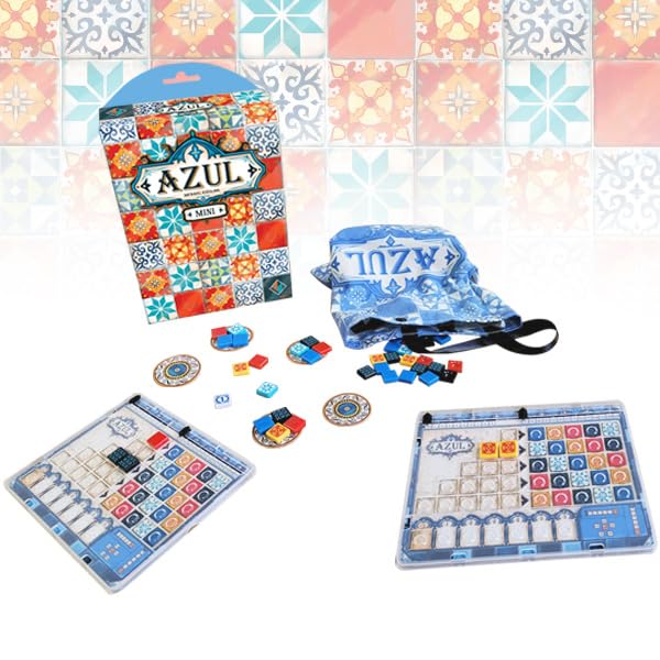 Azul Mini Tile Game by Plan B Games | Ages 8+ | 2-4 Players | 30-45 Min Playtime 2