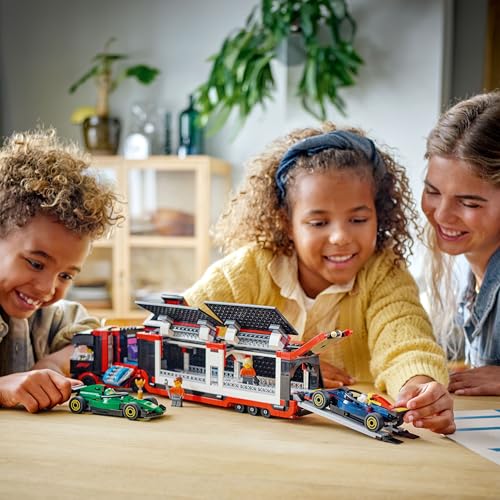 LEGO City F1 Truck with RB20 & AMR24 F1 Cars - Building Toy for 8+ Year Olds 10