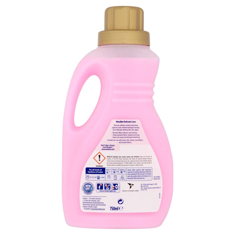 Woolite – Flüssigwaschmittel für Feinwäsche, Hand- und Maschinenwäsche 5