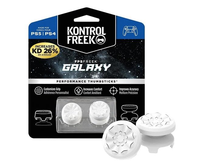 KontrolFreek FPS Freek Galaxy White for Playstation 4 (PS4) and Playstation 1