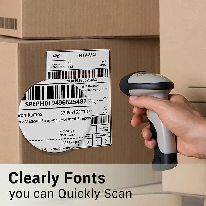 Double Dragon DK-22205 Continuous Paper Label Sticker Roll | 62mm x 30.48m | White 7