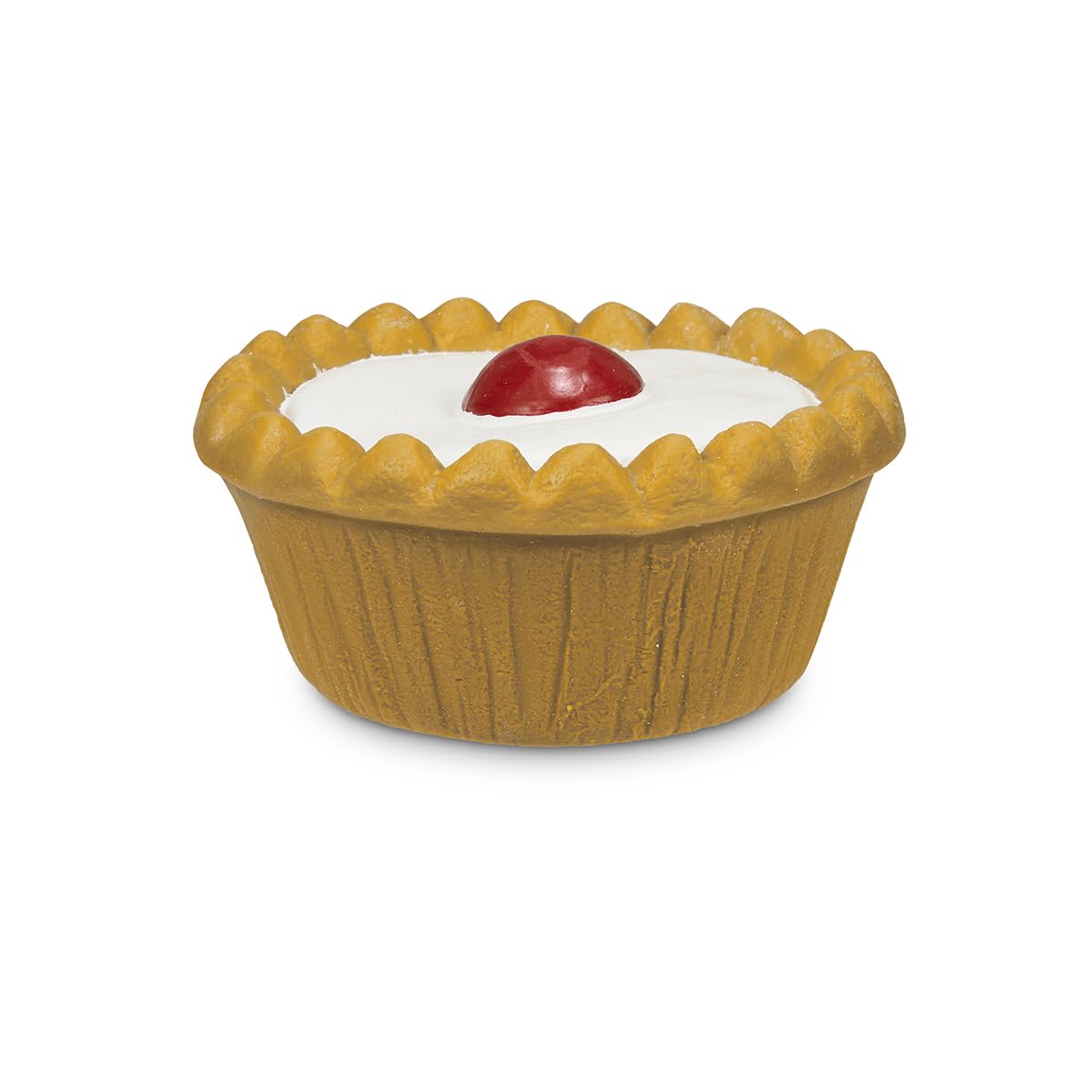 Petface Cherry Bakewell Latex Dog Toy with Built-In Squeaker | Durable Chew Toy for All Breeds 6