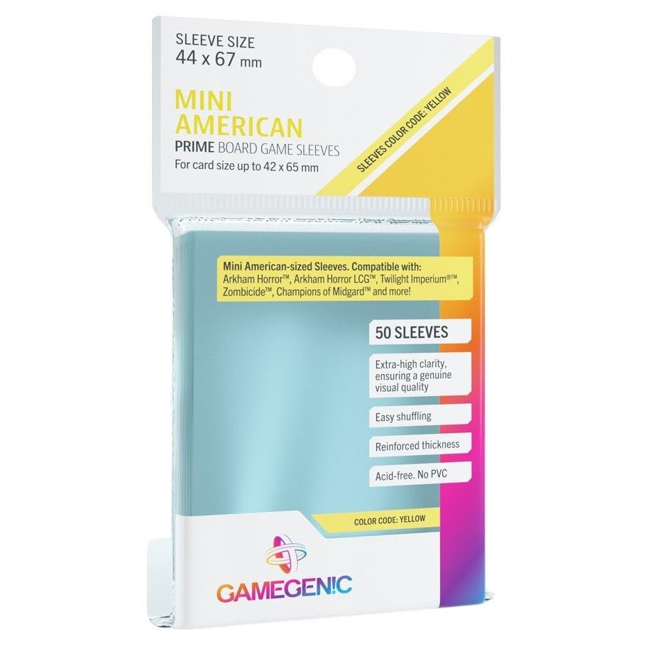 GAMEGEN!C Prime Mini Hüllen im amerikanischen Format 44 x 67 mm (50) Klar 3