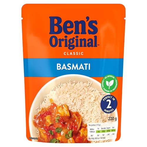 Ben's Original Basmati-Mikrowellenreis, Großpackung, 6 Beutel à 220 g 8