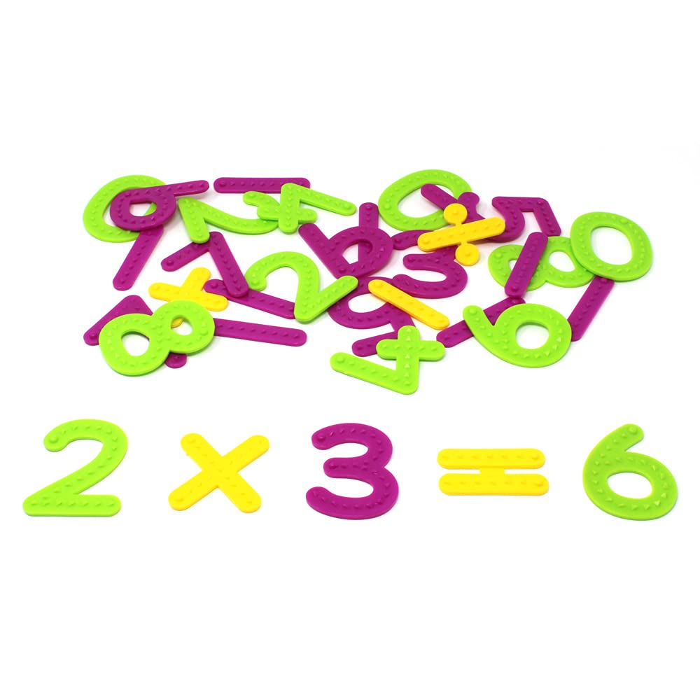 Learning Resources Tactile Numbers & Operations - Sensory Math Learning for Ages 4+ 5