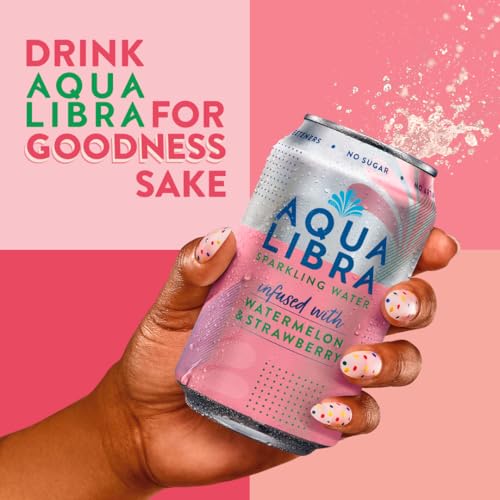 AQUA Libra - Strawberry & Watermelon Sparkling Water (330ml)