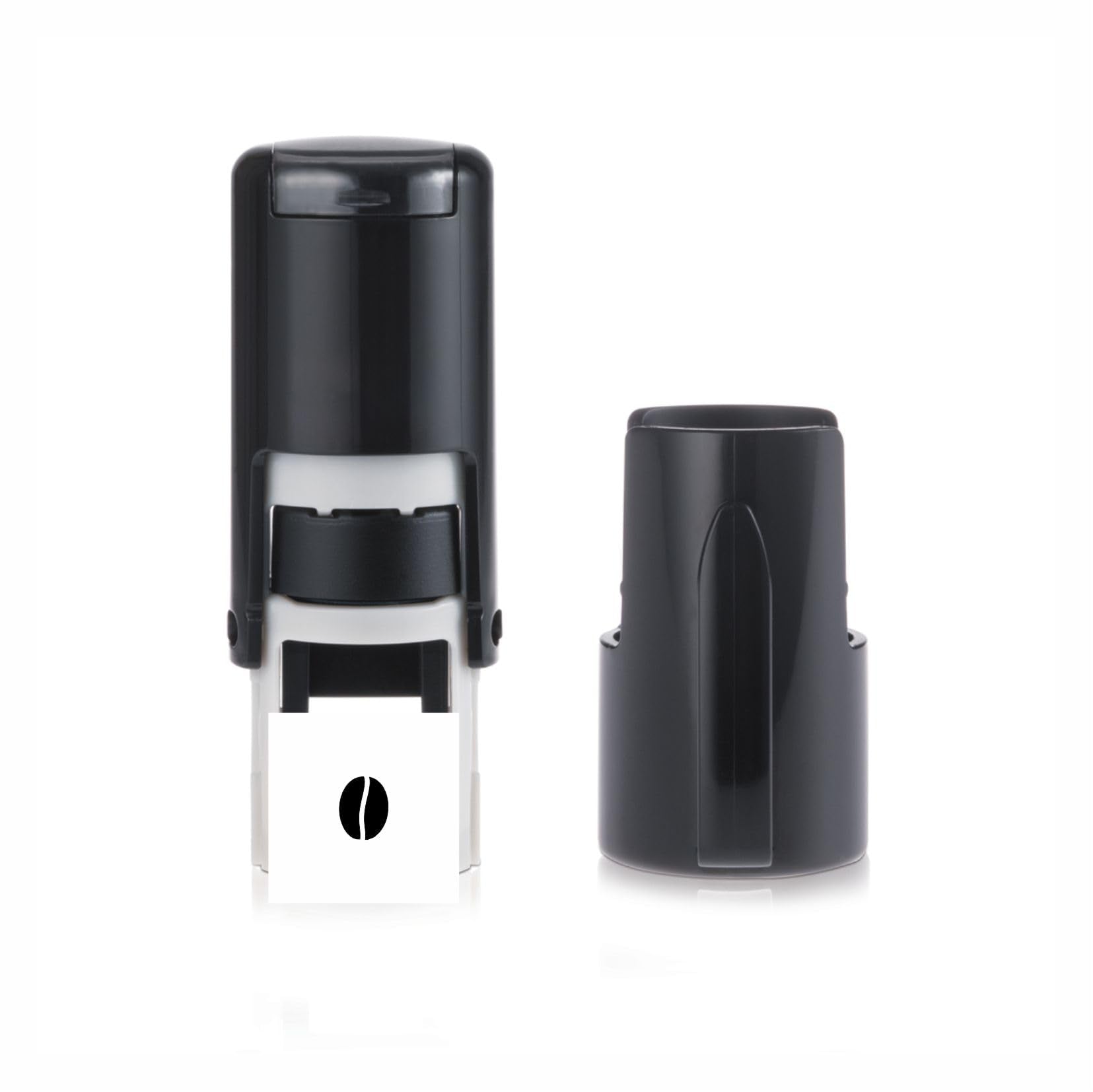 Trodat Printy 4612 Self-Inking Stamp - Coffee Bean Loyalty Design | 11x11mm Impression 1
