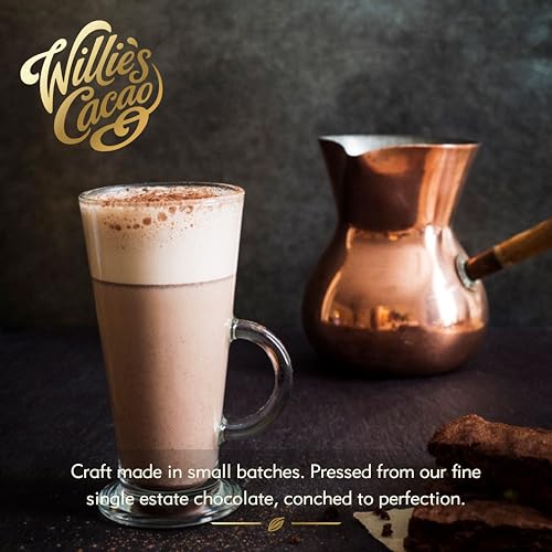 Willie's Cacao - Rich Dark Hot Chocolate - 52% Cacao - 250g - Single Estate Drinking Chocolate