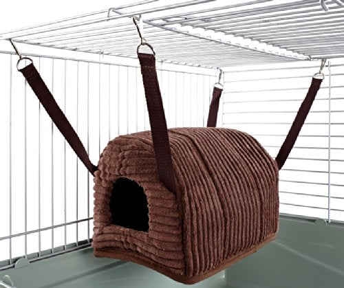 Little Friends Cuddle Up Igloo for Rats & Small Animals - Luxury Chocolate | Semi-Rigid Foam