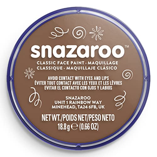 Snazaroo - Classic Face and Body Paint (18ml) - Beige Brown 9