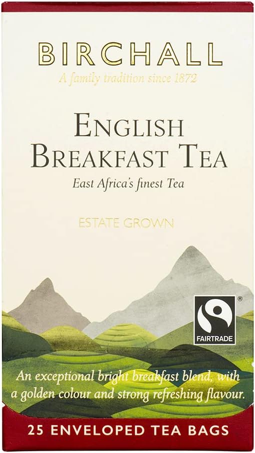 Birchall English Breakfast Tea Bags, 100% Fairtrade, Hand-Picked Black Tea from East Africa 1