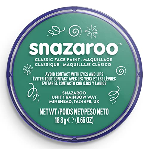 Snazaroo – Teal Classic Gesichts- und Körperfarbe (18 ml) 22