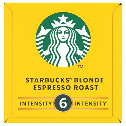 STARBUCKS Blonde Espresso Roast Coffee Capsules by Nespresso, Blonde Roast, 10 Count