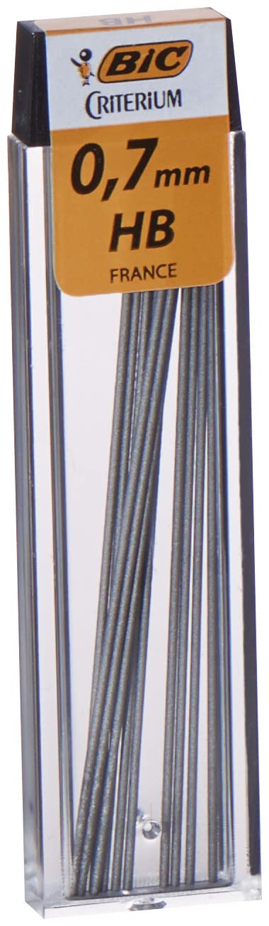 BIC Criterium Mechanical Pencil Leads 0.7mm HB Gray | Pack of 2