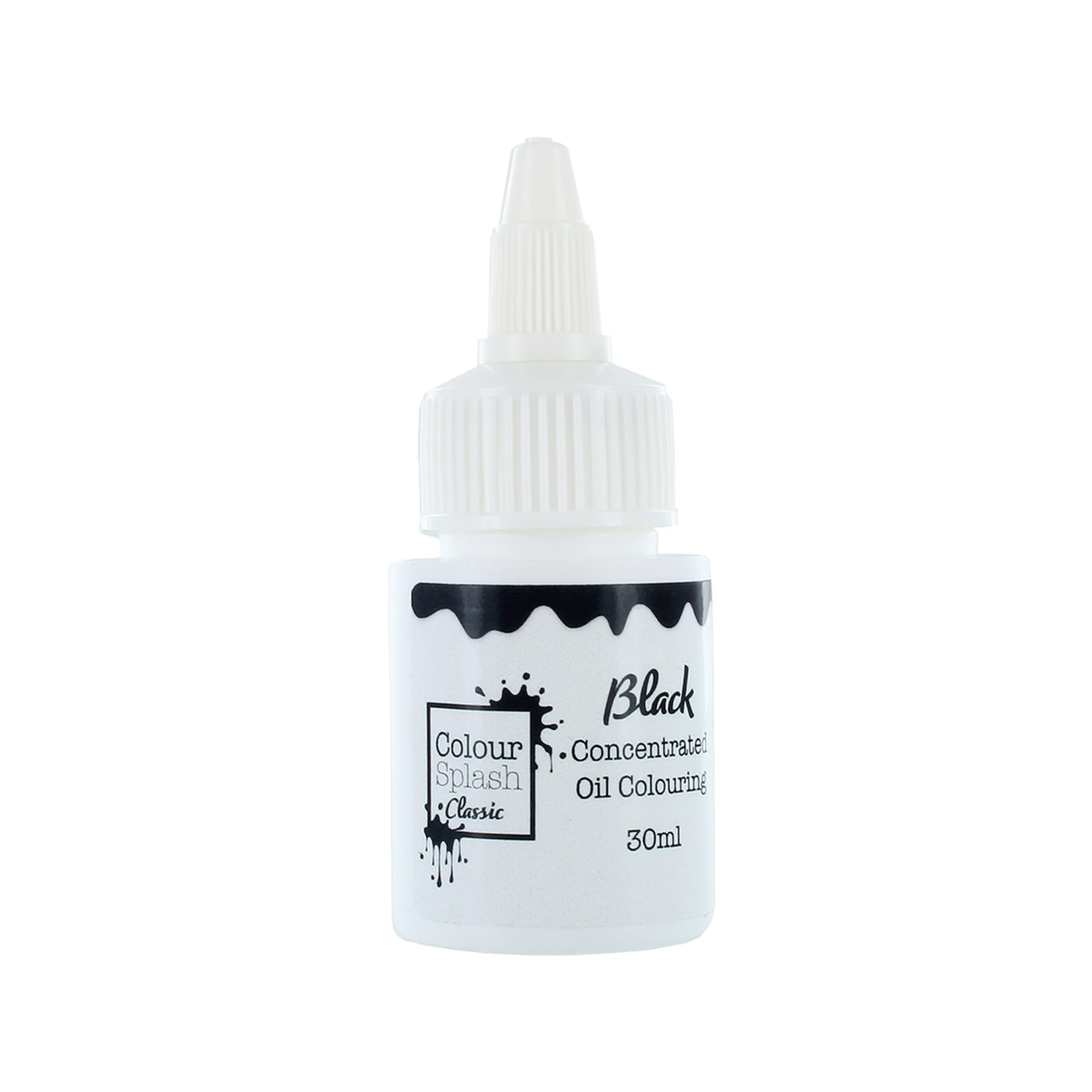 Colour Splash - Oil Based Food Colour Black | Vibrant Edible Colouring for Baking | 30ml 2