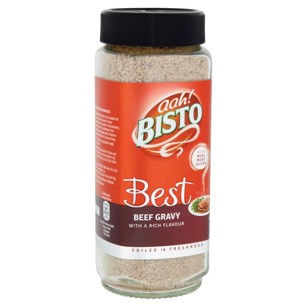 Bisto Best Beef Gravy Granules - Made With Real Meat Juice | 390 g Jar 2
