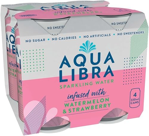 AQUA Libra - Strawberry & Watermelon Sparkling Water (330ml)