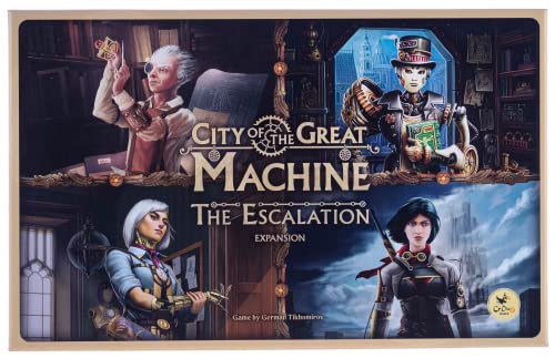 Stadt der großen Maschine. Die Escalation-Brettspielerweiterung |1-4 Spieler | Ag