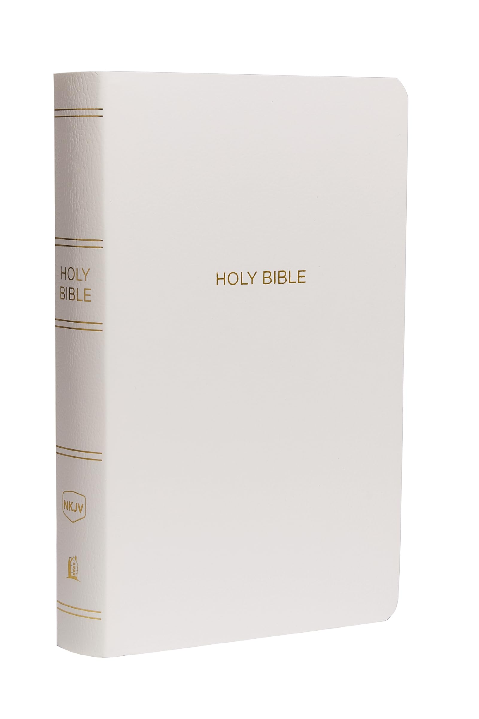 HarperCollins Children's Books NKJV Gift and Award Bible - White Leather-Look, Red Letter Edition | 768 Pages 1