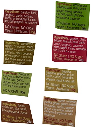 Gourmet Spice Company - World Cuisine Rubs Combo Kit (Pack of 8)