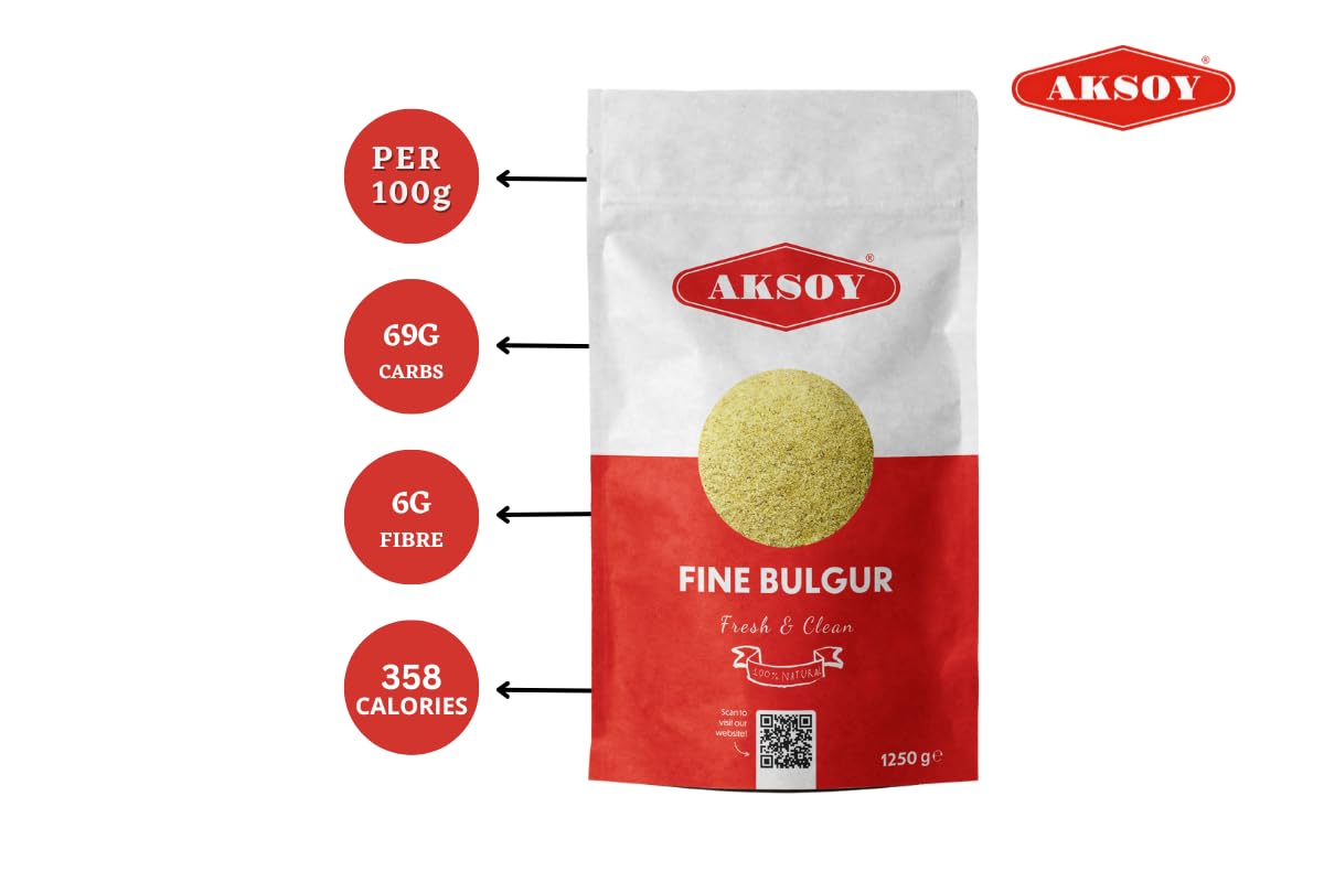 Aksoy Fine Bulgur (For Salads & Meatballs) 1.25KG 18