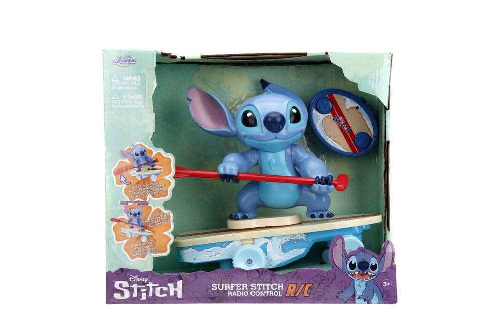 Jada Disney RC Stitch Surfer - 360° Rotation & Self-Rising - Ages 3+ 1