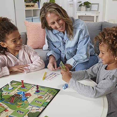 Hasbro Gaming Cluedo Junior Board Game, 2-in-1 Detective Game for Kids 4+ Years, Double-Sided Gameboard for 2-6 Players