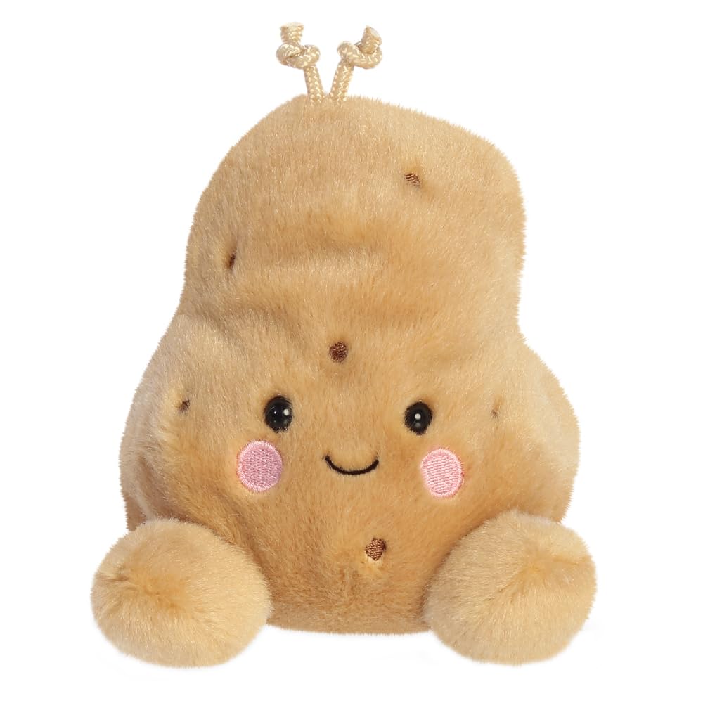 AURORA Palm Pals Spudrick Potato Soft Toy - 13cm, Beige, Suitable from Birth 1
