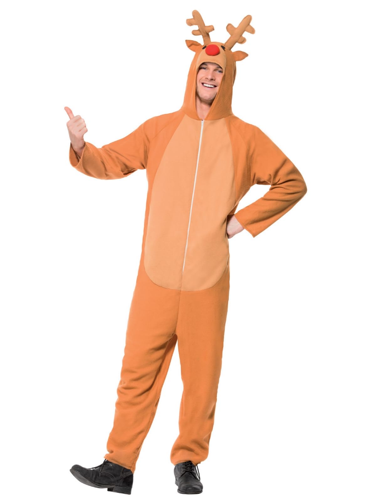 Smiffys Reindeer Costume - Festive Fancy Dress for Adults 8