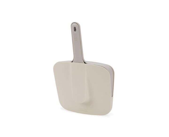 Joseph Joseph CleanTech Wall-mounted Indoor Dustpan & Brush Set in Stone