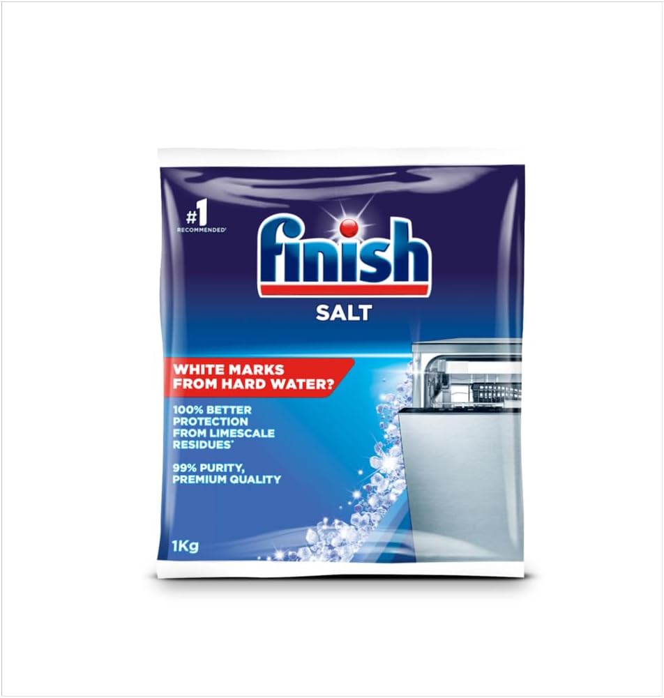 Finish Dishwasher Salt Tablet 1kg for Optimal Dishwashing Performance 1