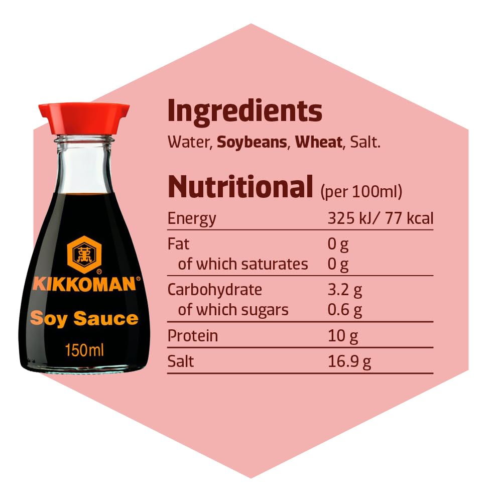Kikkoman Naturally Brewed Soy Sauce - 150ml Bottle | Limited Edition Kimono Design 3