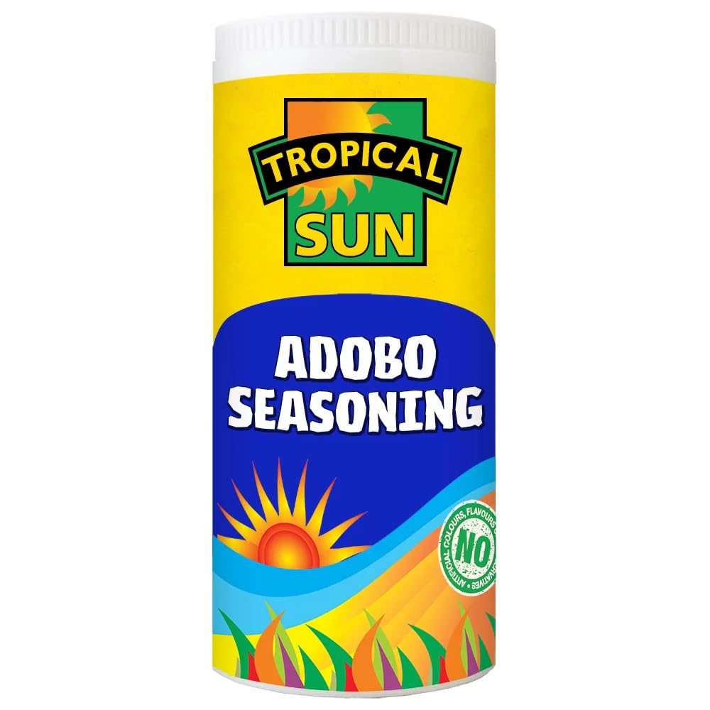 Tropical Sun Adobo Seasoning - Latin-Style All-Purpose Seasoning for Meat, Seafood & Vegetables | 100g 1