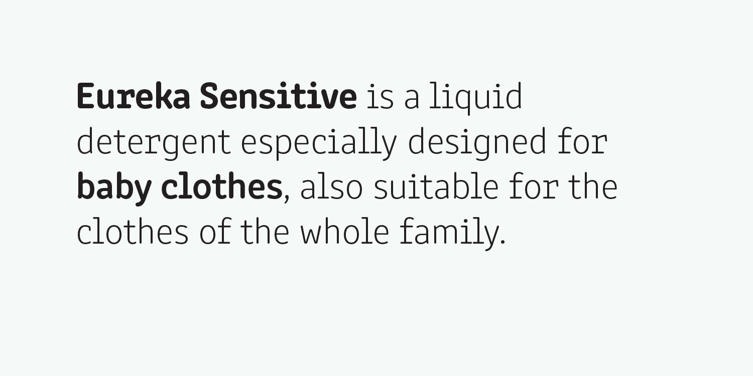 Eureka Sensitive Liquid Laundry Detergent – 1L – 100% Olive Oil Soap & Organic Chamomile Extract 3