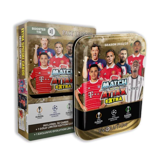 Topps Match Attax Extra 2022/2023 - Past Legend Mini Tin Trading Cards (Mini Tin)
