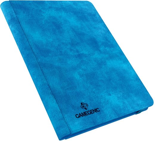 Gamegenic Prime Album - 18-Pocket Storage | Blue COLOURMATCH | Holds 360 Double-Sleeved Cards