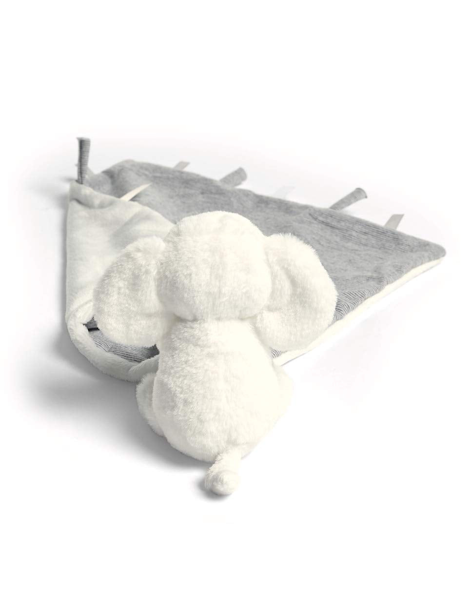 Mamas & Papas Welcome To The World Archie Elephant Comforter - Super Soft Faux Fur Cuddly Toy 2
