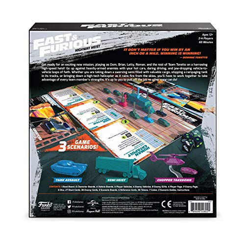 Funko Fast & Furious: Highway Heist Cooperative Strategy Board Game 5