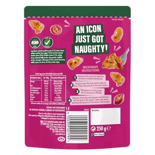 Dolmio Feasts Extra Spicy Mac & Cheese Ready Meal - 6x 250g Microwave Pasta 7