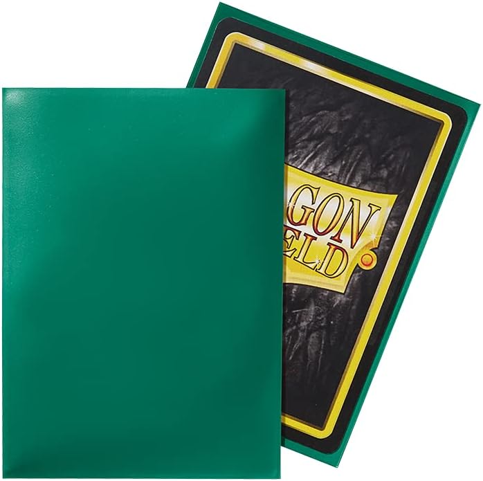 Dragon Shield Box mit 100 hochwertigen Sammelkartenhüllen – Grün 3