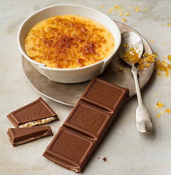 Lindt Heavenly Crème Brûlée Milk Chocolate Bar, 150g
