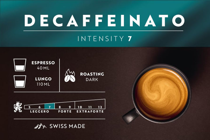 Café Royal Professional Pads - Espresso Decaffeinato, 50 Pods, 100% Arabica, Strength 7/10, Nespresso Compatible
