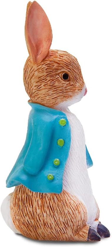 Anniversary House Peter Rabbit Resin Keepsake Cake Topper - Hand-Painted Figurine Decoration 5